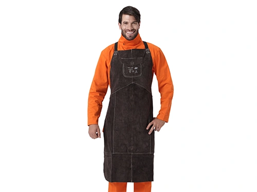 Split Cowhide Full-Body Welding Apron